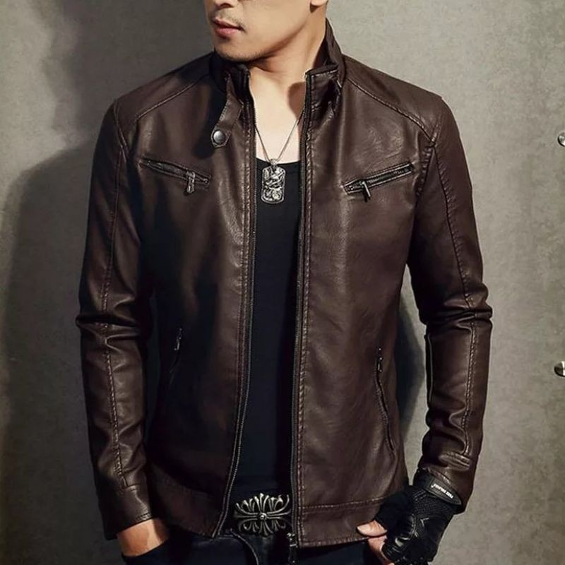 jaket kulit asli pria 100% original/jaket kulit original
