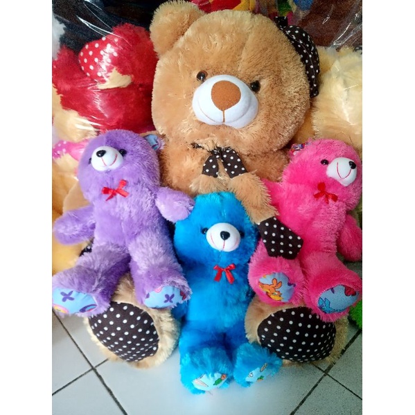 (TERMURAH)teddy bear syal jumbo beranak 3