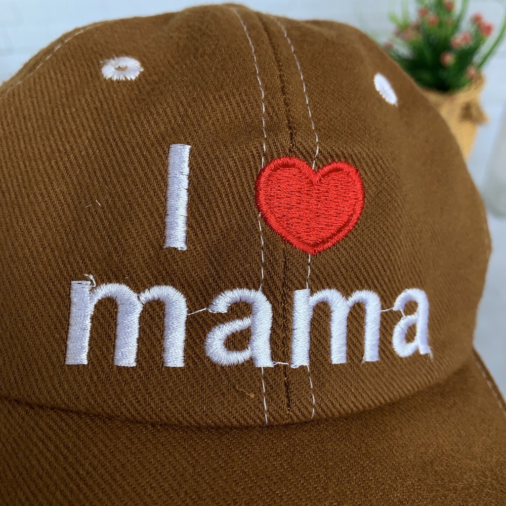 OSM JKT T5361 Topi Anak Model I Love Mama / Topi Fashion Unisex / Fashion Anak Bayi / Topi Anak Unisex-6