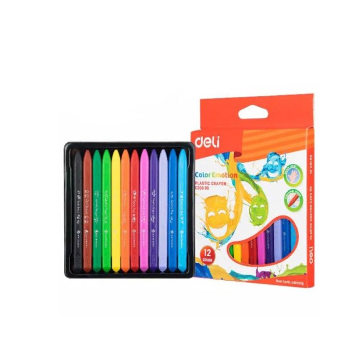 

PERLENGKAPAN PESTA & CRAFT PERALATAN MENGGAMBAR CRAYON DELI 12 PCS / CRAYON ANAK HR1980W