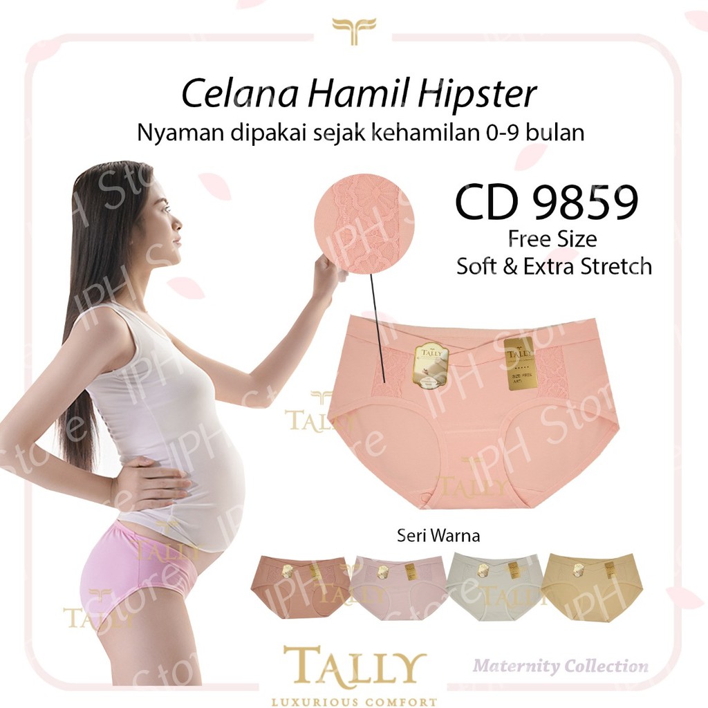 Celana Dalam / Underwear Ibu Hamil Tally 9859 ( Model Bawah Perut )