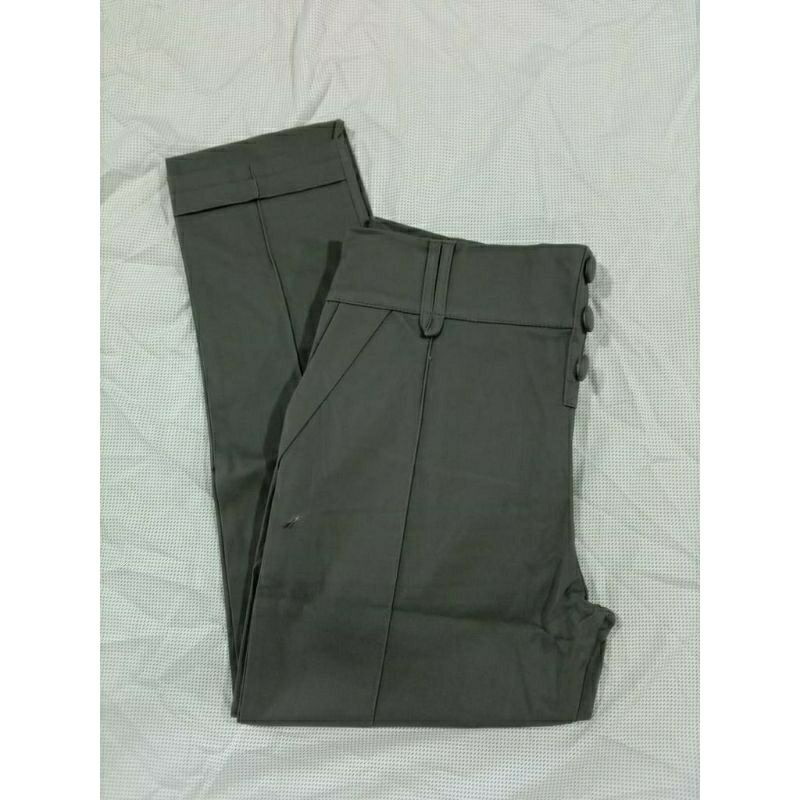 Baggy pants twill streech (melar)-model cewek/wanita terbaru kekinian