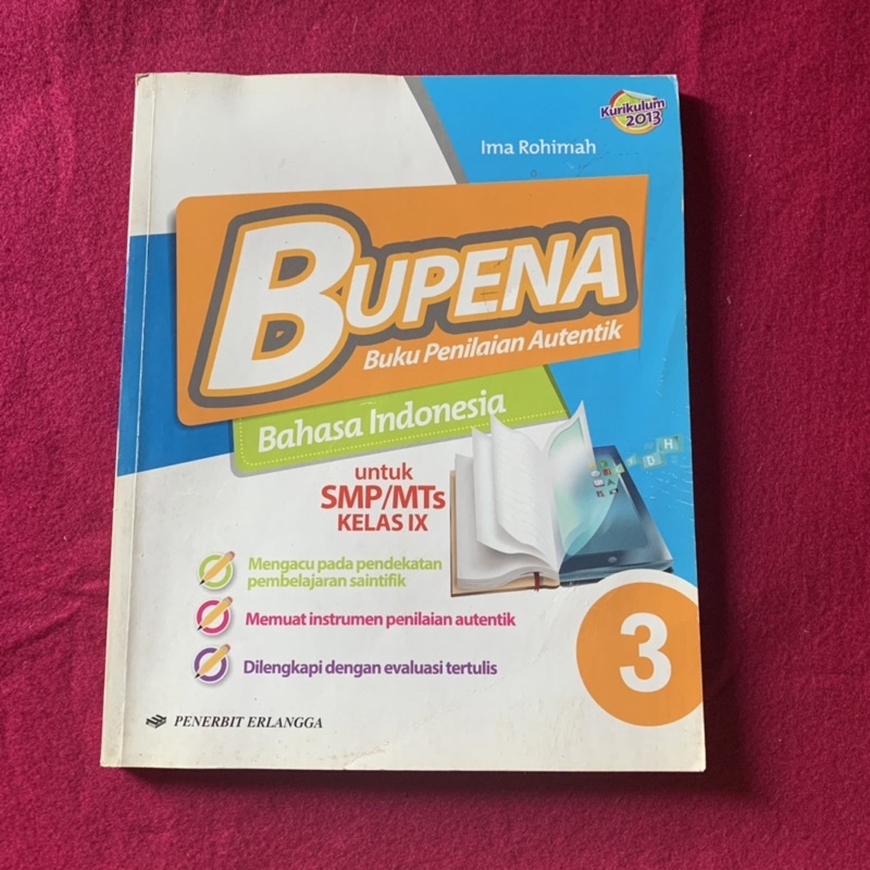 BUPENA Buku Penilaian Autentik Bahasa Indonesia Inggris English SMP/MTs Kelas 9 IX