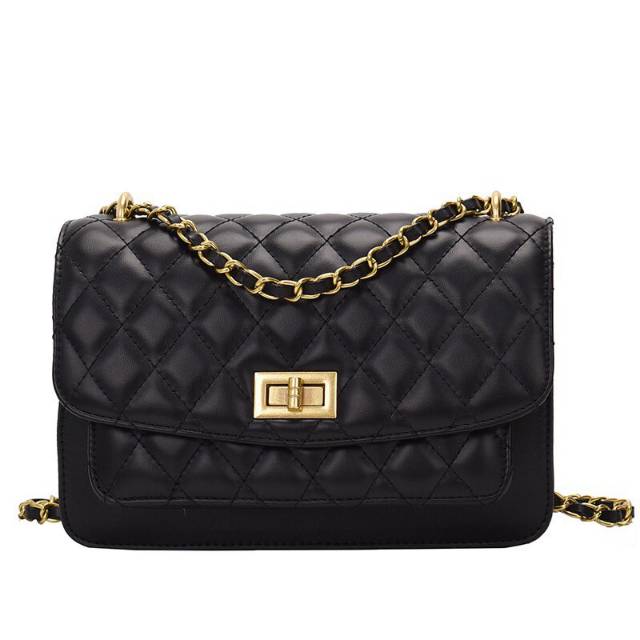 Tas Wanita Hitam Tali Rantai