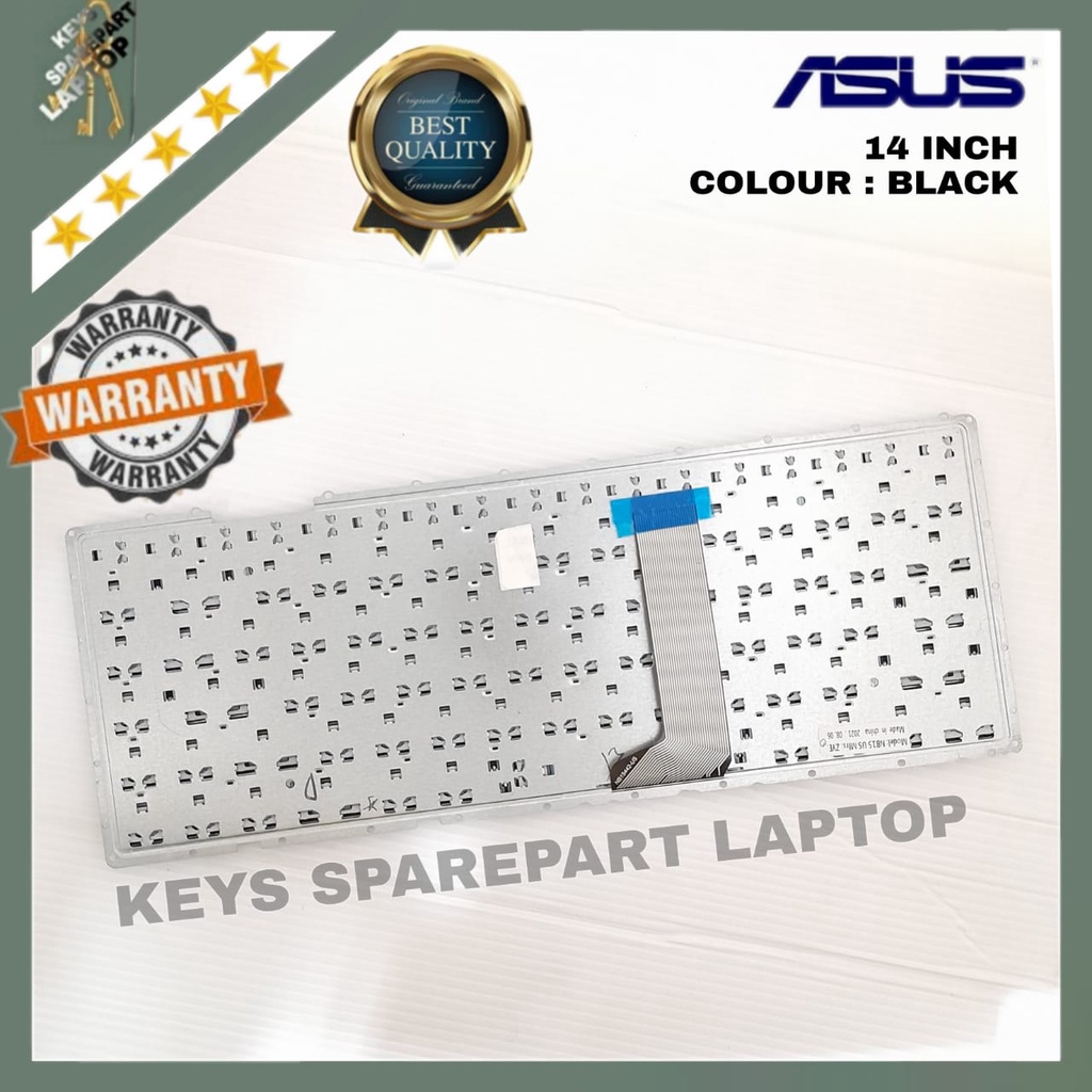 Keyboard Laptop Asus A442 A442U A442UA A442UF A442UQ A442UR A442UV X442 X442UA X442UR X442 R419U A480U F442 F44 F442U F442UA POWER 14 INCH Original