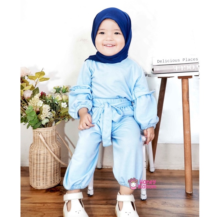 Alika Series Vol.3 One Set Anak Perempuan / Baju Muslim Anak / Baju Muslim Anak Perempuan 1-5 Thn Babyterry Premium