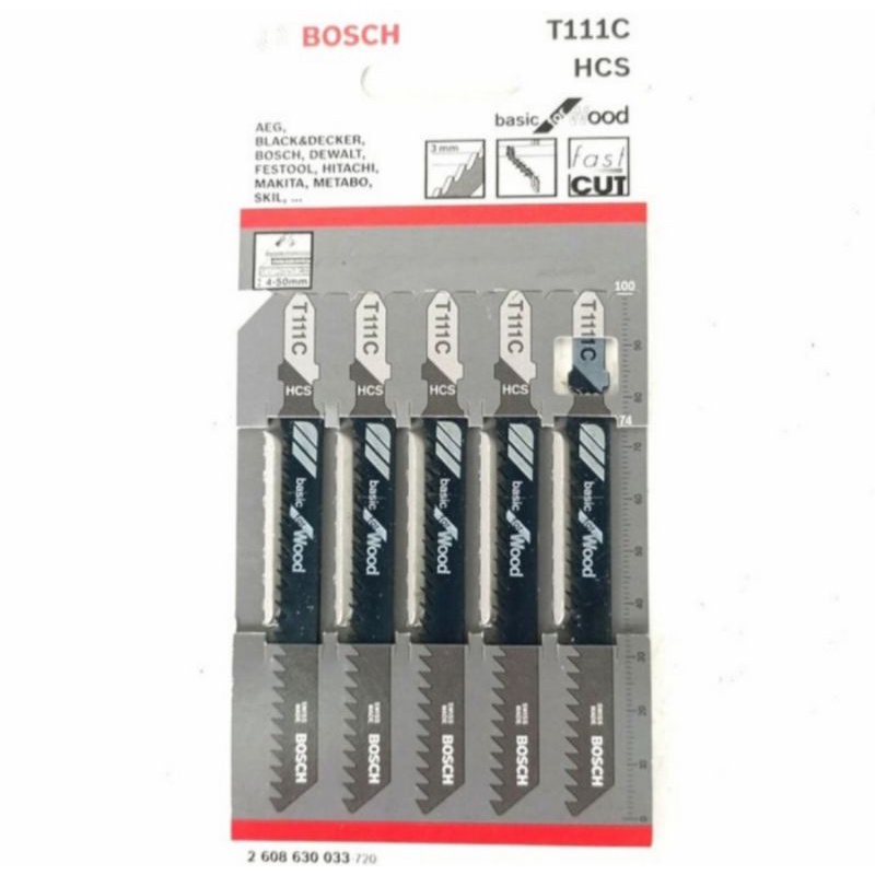 Mata Gergaji Jigsaw Bosch harga 1 pack isi 5pcs