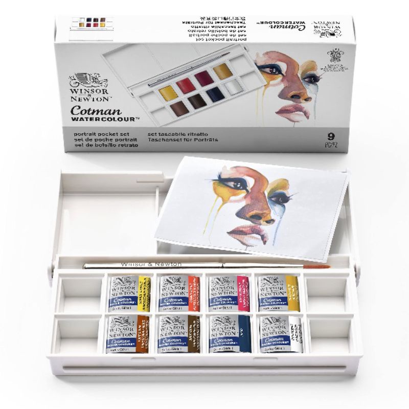 

Cat Air Cotman Watercolour Portrait Pocket Set 9 Winsor & Newton