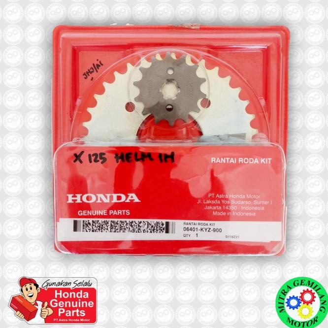 Gear Set Honda Supra X 125 Helm In Asli