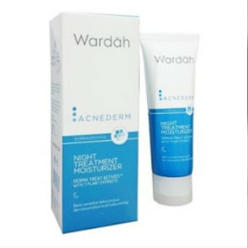 Wardah Acnederm Night Treatment Moisturizer
