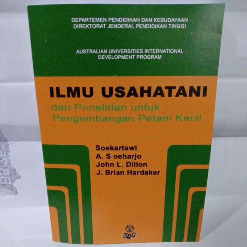 

ilmu usahatani dan penelitian untuk pengembangan petani kecil By soekartawi