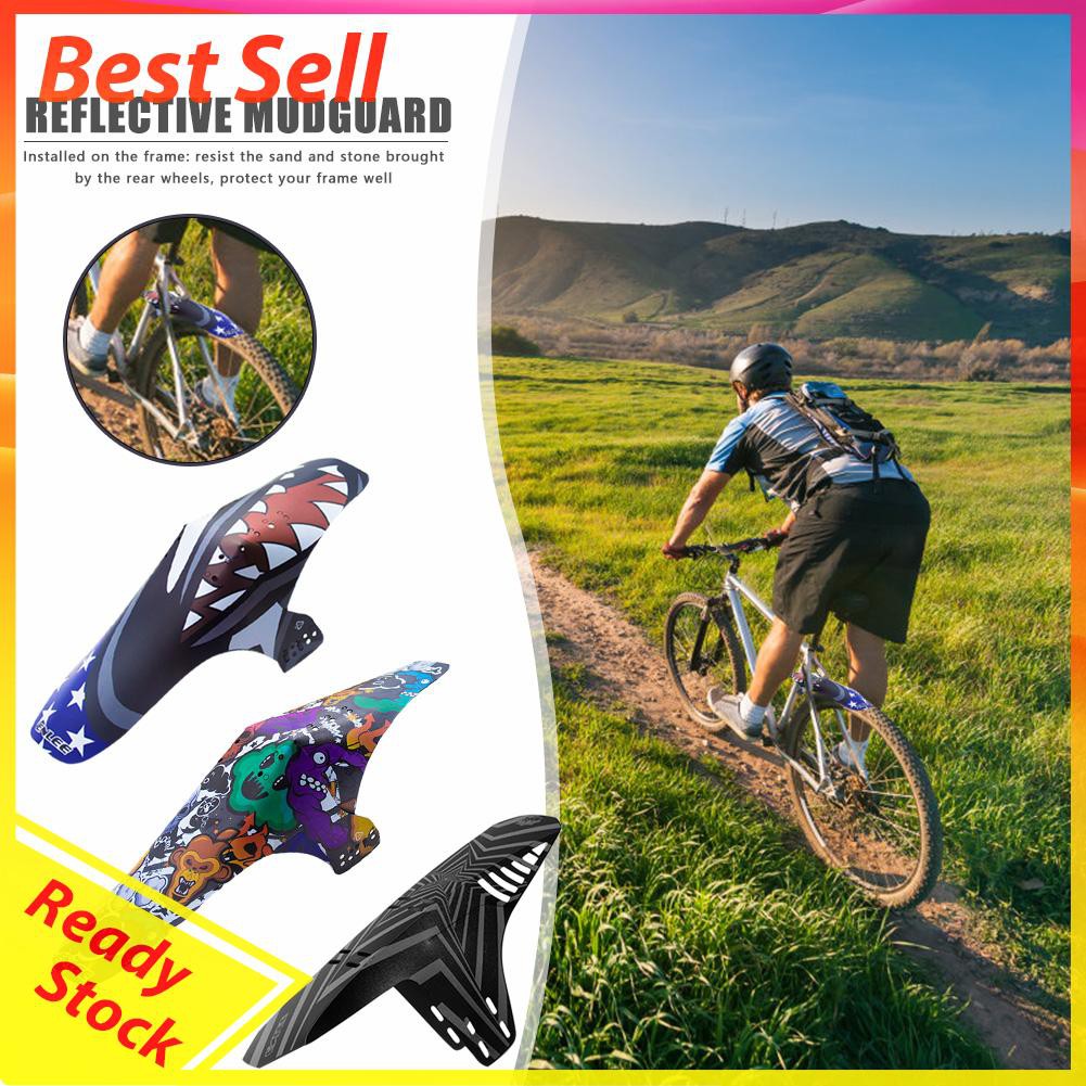 Fender Spakbor Depanbelakang Sepeda Gunung Mtb Reflektif