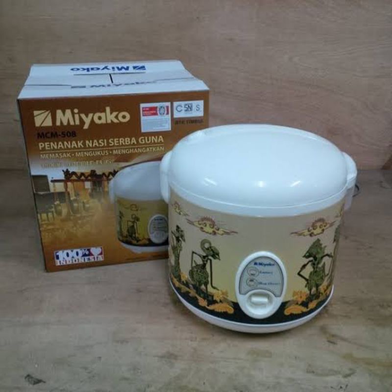 RICE COOKER MIYAKO MOTIF WAYANG UK1,8LITER