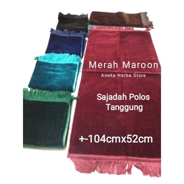 SAJADAH POLOS TANGGUNG TURKIYE / SAJADAH TANGGUNG/SAJADAH POLOS