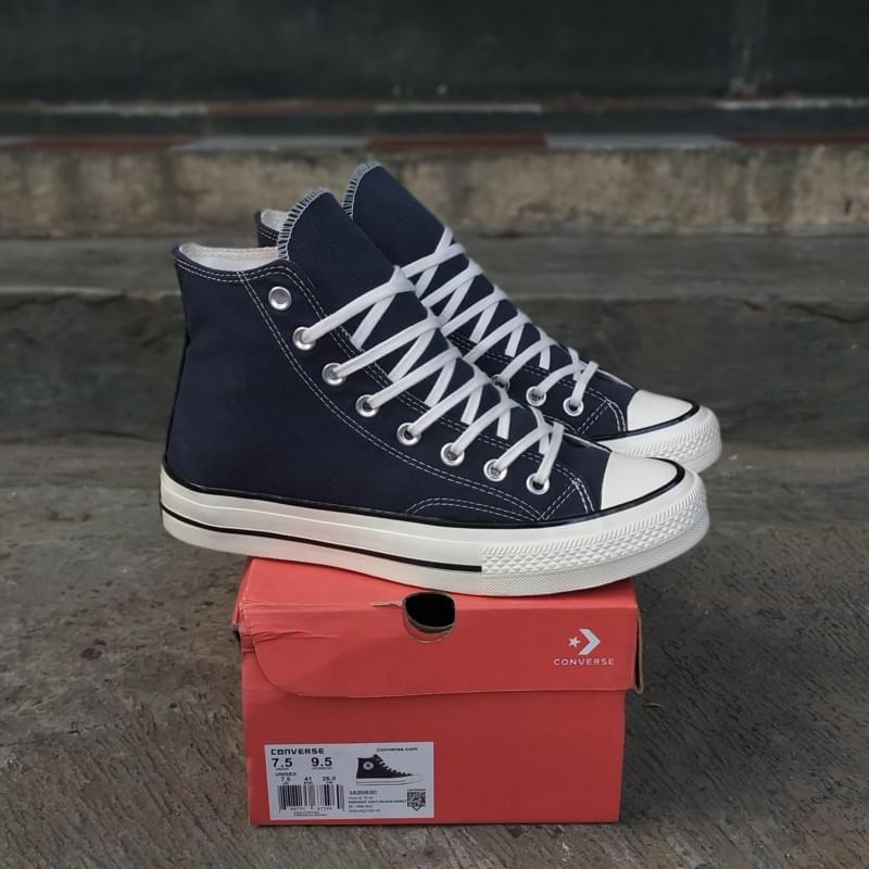 CONVERSE 70's Hi Midnight Navy Black Egret