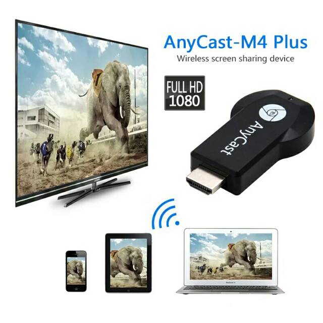 Anycast M4 plus HDMI Dongle USB Wireless HDMI Dongle Wifi Reciever Wireless HDMI Dongle Anycast