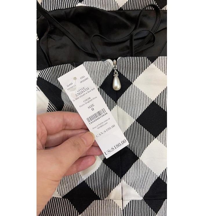 Lagi Tren.. WHBM gingham party dress ori