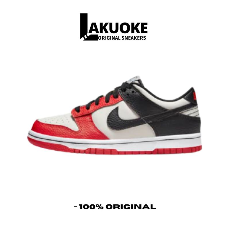 Sepatu Nike Dunk Low Emb Nba “Bulls Chicago” Gs Original