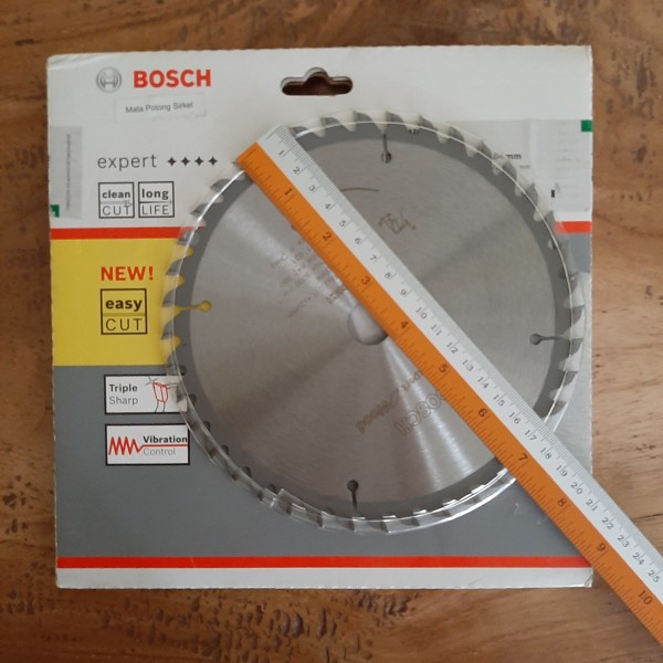 Mata Gergaji Kayu BOSCH 7 Inci Circular Saw Blade Expert