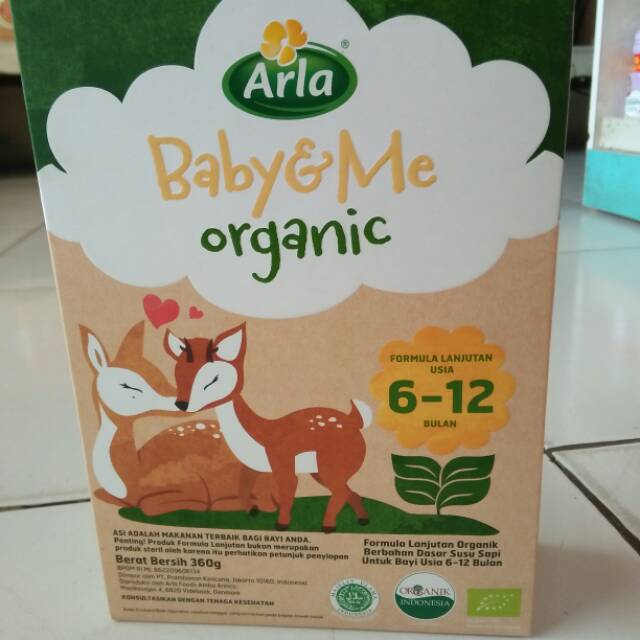 

ARLA BABY & ME ORGANIC 6-12 BULAN 360G