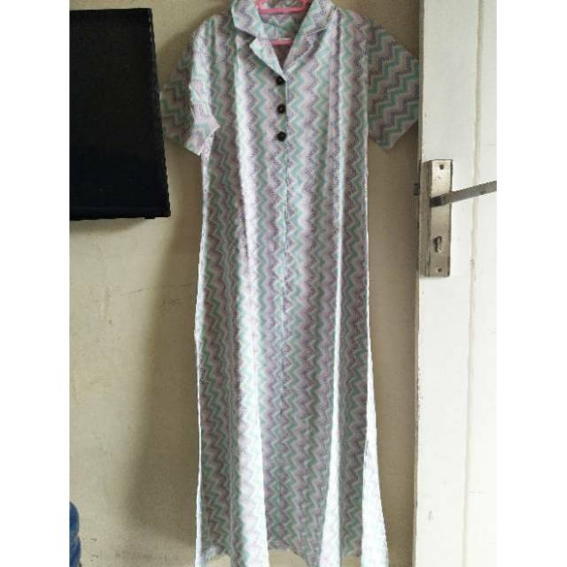 Homedress brand BERQA project, daster berqa daster motif chevron gamis daiIly