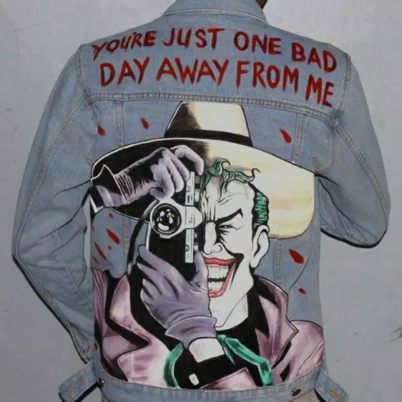 

Desain Jaket Custome Lukis