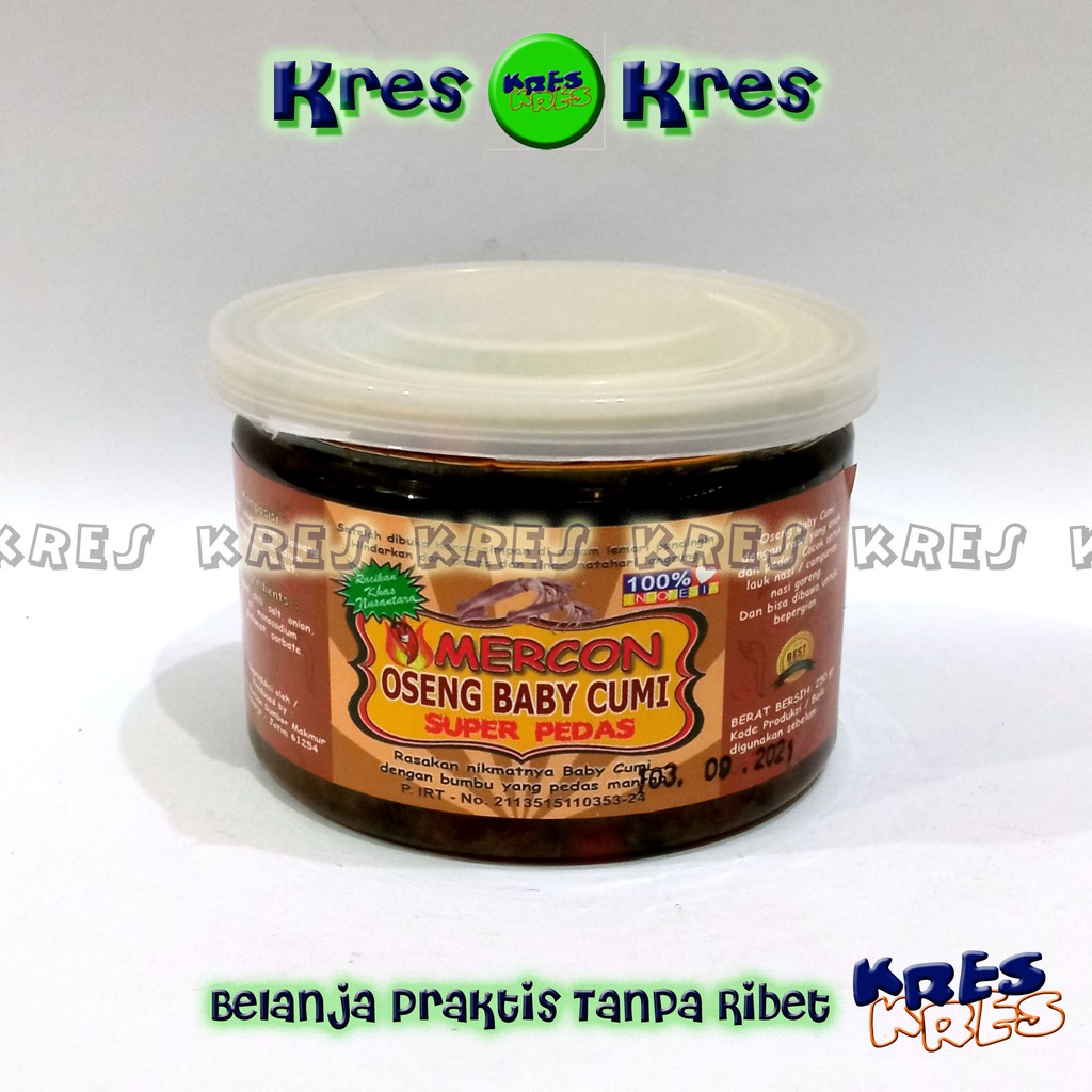 

OSENG CUMI Sambal Mercon Pedas BUKAN OTAJI Siap Saji