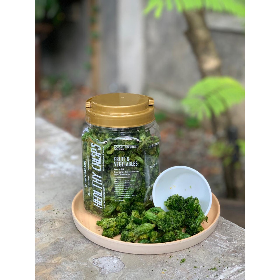

Healthy Crisps - Brokoli Dan X Brokoli 700Ml(150-185Gr), 1000Ml(250-330Gr), 2000Ml(460-750Gr)