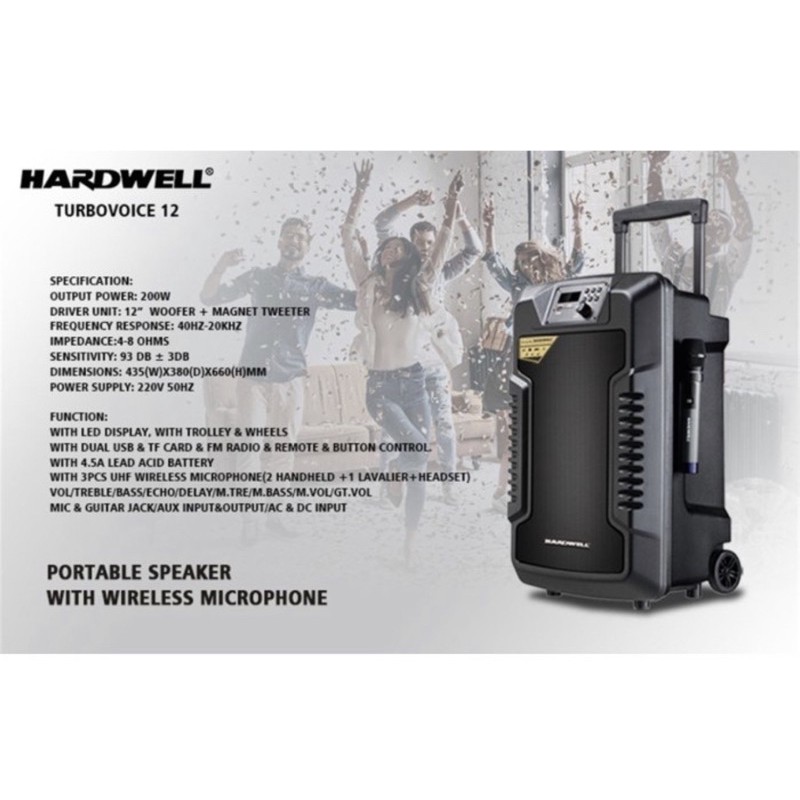 Speaker portable meeting hardwell turbo voice 12