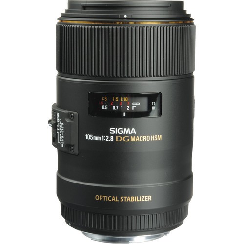 Sigma 105mm f2.8 EX DG OS HSM Macro Lens for Canon EF