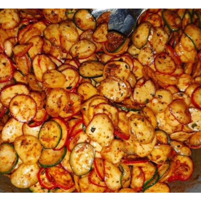

Krupuk Seblak ektra pedas daun jeruk