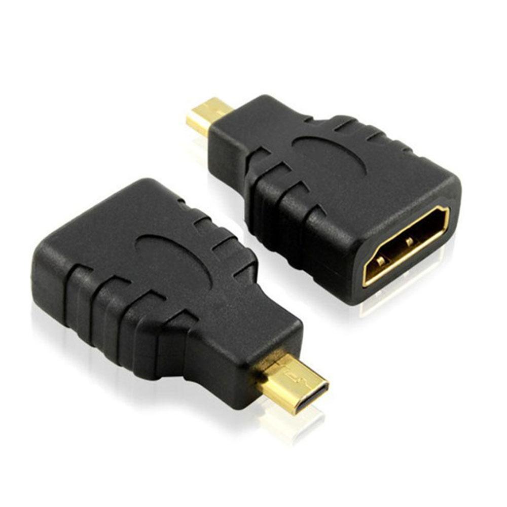 POPULAR Populer Adaptor Micro HDMI To HDMI HDTV 1.4V Tipe D Ke Tipe A Untuk Permukaan Microsoft RT