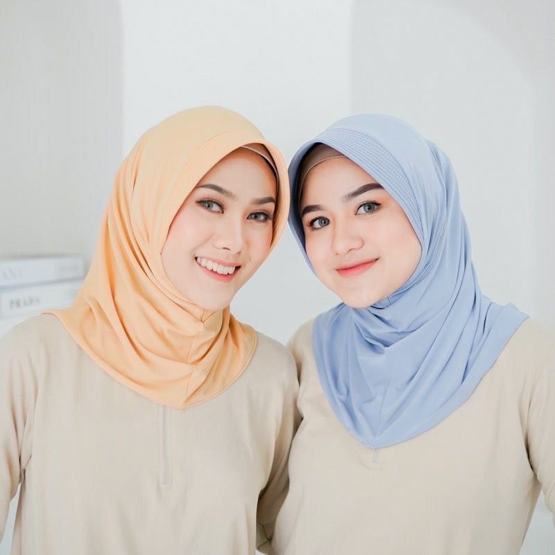 [BISA COD] - HIJAB Ranya SPORT JERSY PREMIUM TERMURAH Jilbab Pet Instan Olahraga Jilbab Volly /Basket BISA GROSIR DAN ECER MURAH-6