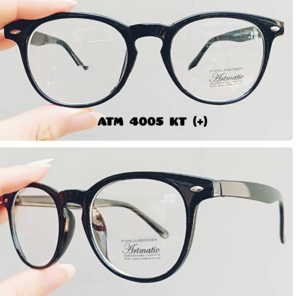 Kacamata plus baca dobel lensa/kacamata baca dan jalan pria dan wanita (KODE 8489)