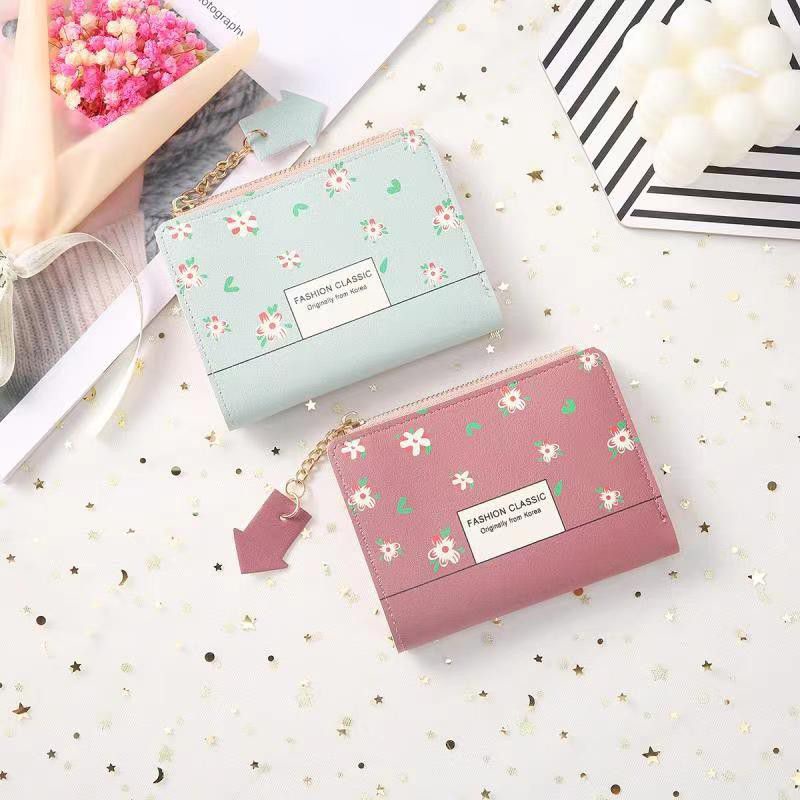 DOMPET Lipat Wanita BS54 Dompet Mini Resleting ACC