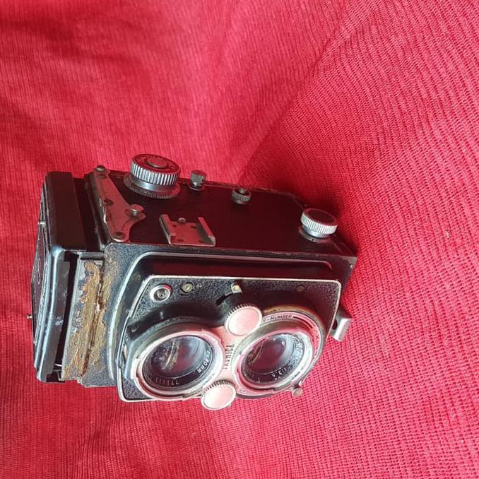 [BISA BAYAR DITEMPAT] yashica d format sedang tlr film kamera dengan kit lensa 80 mm PROMO Kode 1346
