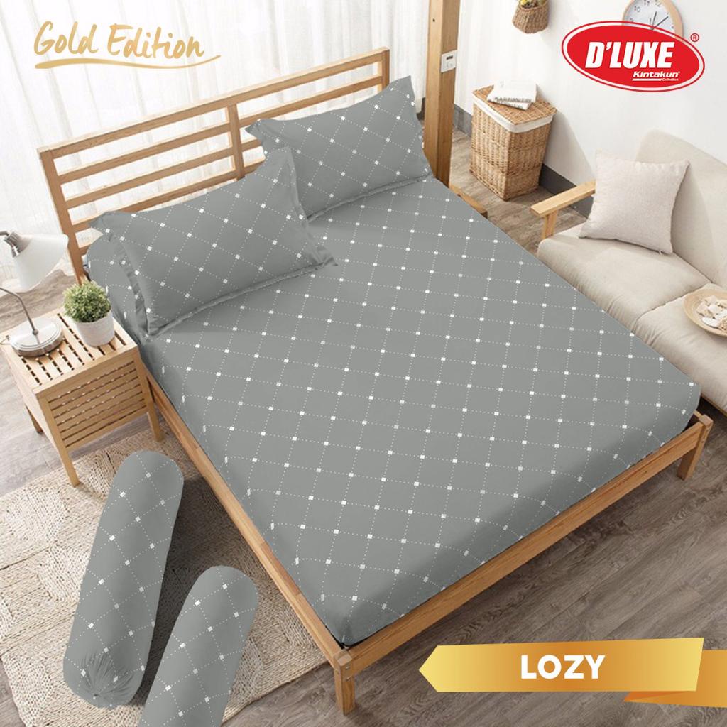 Sprei Kintakun Gold T30 (160x200) Flat Queen tinggi 30 Lozy