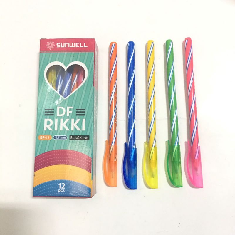 

BOLPOIN SUNWELL PEN PULPEN BOLPEN SUNWELL DF RIKKI BP 11 HARGA PER PACK