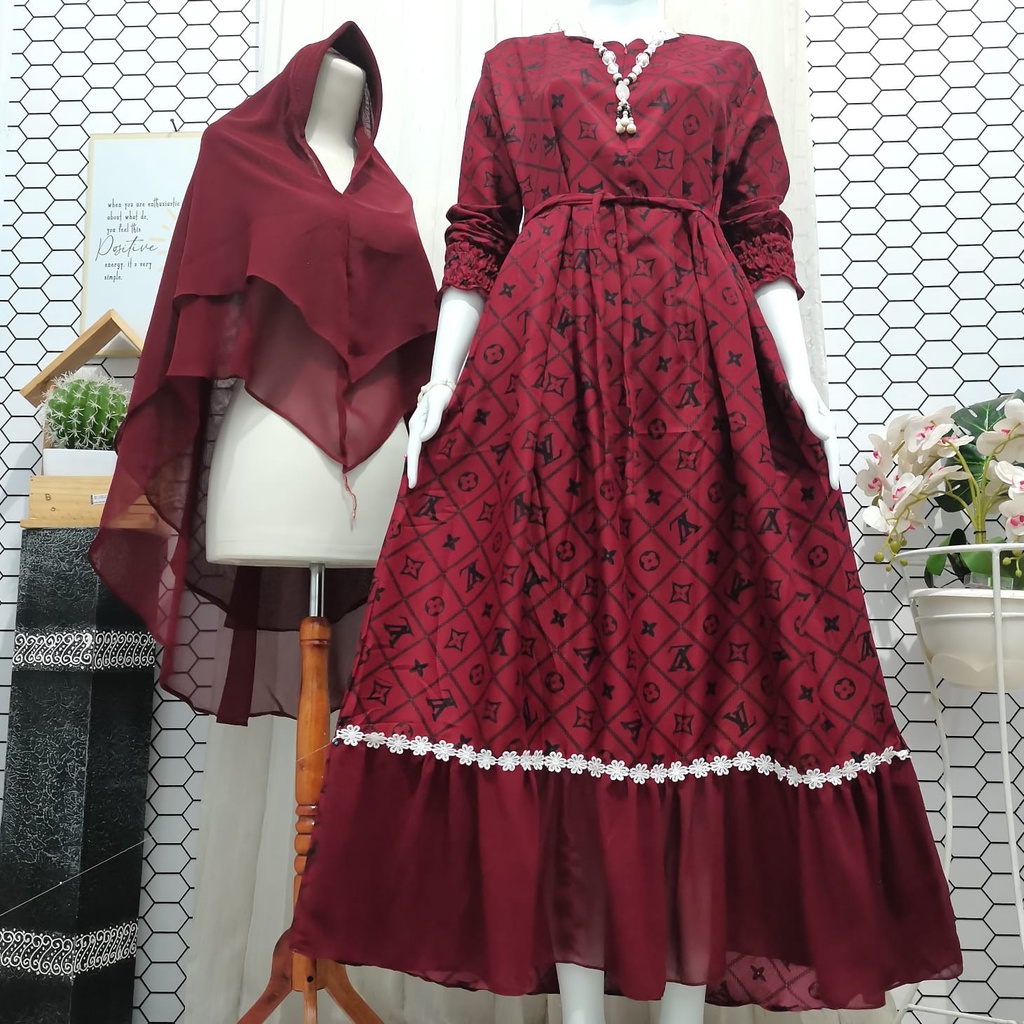 SET GAMIS HIJAB SHAKILA/SAKILA/SYAKILA
