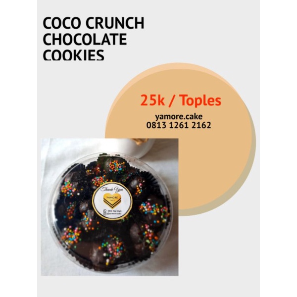 

COCO CRUNCH CHOCOLATE COOKIES/COCO CRUNCH COKELAT/COOKIES COCO CRUNCH/CEMILAN KOKO KRUNCH/CORN FLAKES COKELAT/KUE KOKO KRUNCH/COCO CRUNCH COOKIES SUNTER/COCO CRUNCH COOKIES KELAPA GADING/COCO CRUNCH JAKARTA