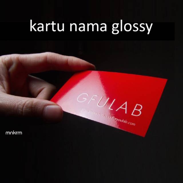 

Kartu Nama/Name Card Glossy