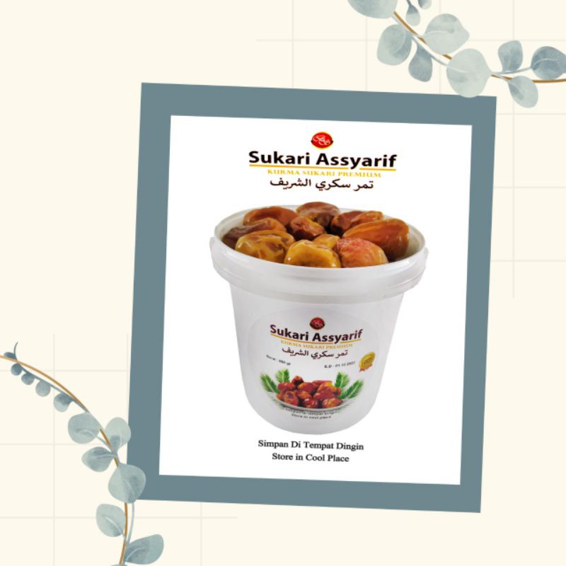 

sukari ember 850gr kurma sukari assyarif