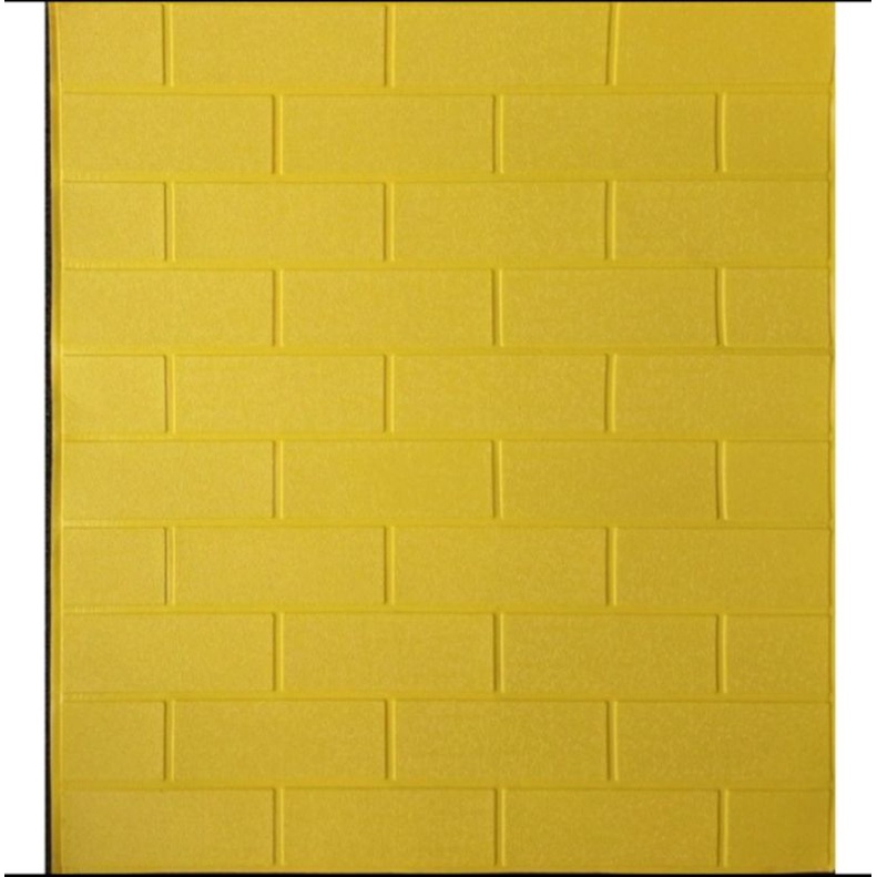 WALLPAPER DINDING 3D BATA HALUS KULIT JERUK 70 X 77 CM TEBAL 3MM-4