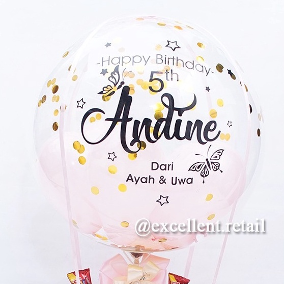 STIKER CUTTING BALON PVC / STIKER BALON TRANSPARANT / STIKER BALON [DISARANKAN MEMESAN JUGA UNTUK DA