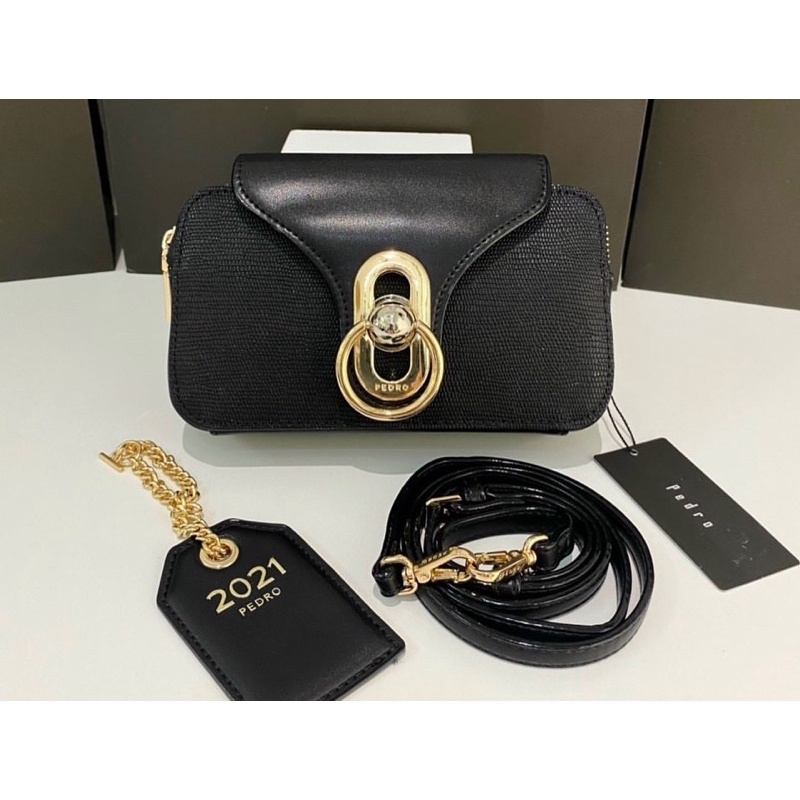 New Pdr Mini Leather Shoulder Bag