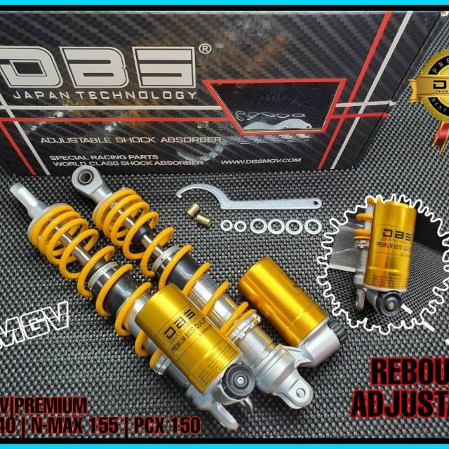 SHOCKBREAKER DBS NMAX DAN AEROX UKURAN 310 DAN 340 MM TABUNG BAWAH DBS PREMIUM REBOUND FUNGSI