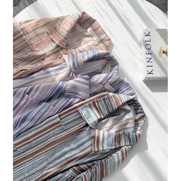 ALMON STRIPE SHIRT C3