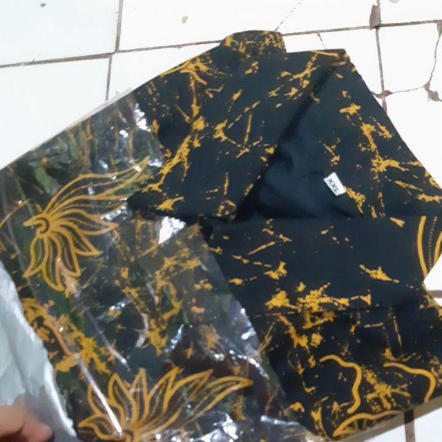 Batik Pria | Garuda Pancasila Kemeja Batik Pria Solo Lengan Panjang Motif Best Seller Asli Halus