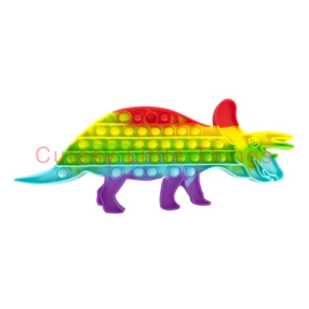 Mainan Pop It Anak Rainbow Fidget Silikon