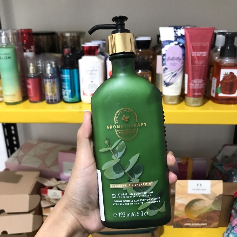 Jual EUCALYPTUS SPEARMINT BODY LOTION 192ml BATH&BODY WORKS | Shopee ...